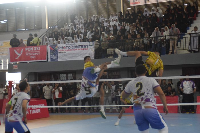 Ini Kontingen Melaju Final Regu Event Putri- Putra Sepak Takraw