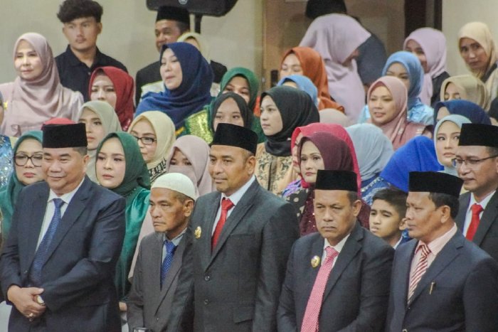 Pj Bupati Aceh Timur Hadiri Pengambilan Sumpah DPRA