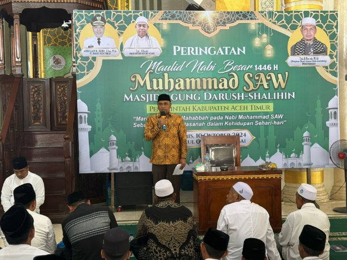 Pemkab Aceh Timur Laksanakan Maulid Akbar